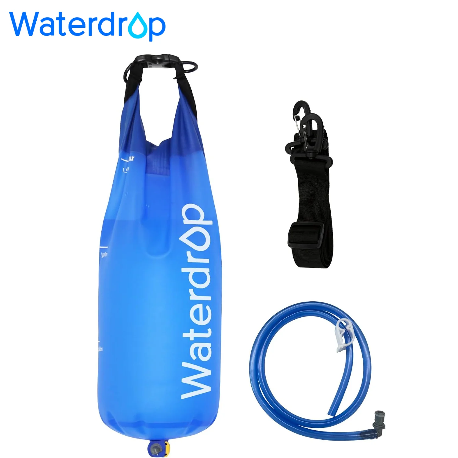 Water Filter Straw - Waterdrop Gravity Waterzak, compatibel met waterfilterrietje