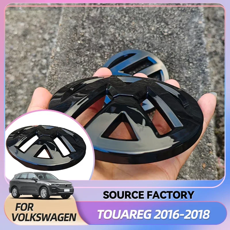 

Подстаканники, горячие антенны, 2 шт., передняя решетка автомобиля/задняя эмблема, крышки, наклейка с логотипом для Touareg 2016-2018, крышка эмблемы автомобиля