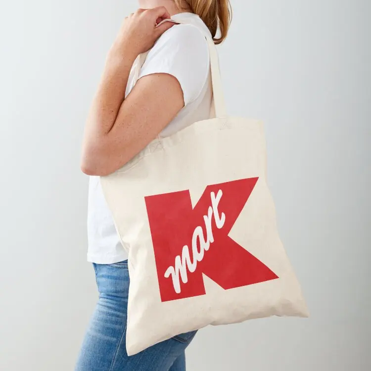 Kmart 1990a? Bolsa de compras con logotipo, bolsas para carrito de compras, bolsa de lona para compras