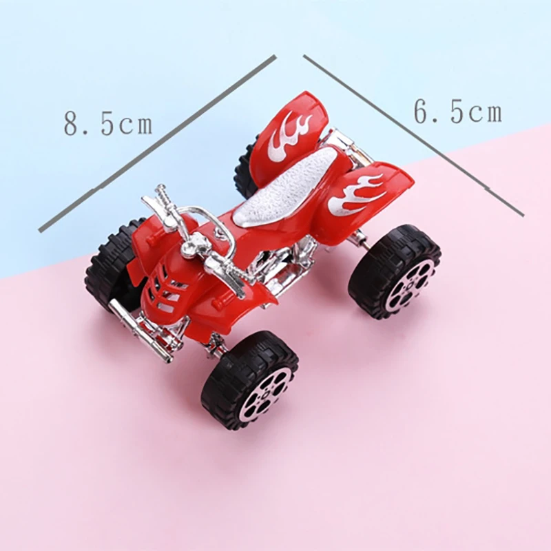 Children Pull Back Car Toy Simulation Beach Motorcycle 4-wheeled Inertia Buggy Toy Model Best Birthday Gifts For Boys