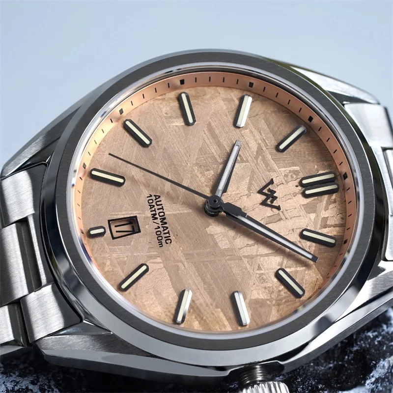 WM Watch Automatic Mechanical Men Watches NH35 Sapphire Limited Meteorite Series 100M Waterproof Man Welly Merck Watch WM217