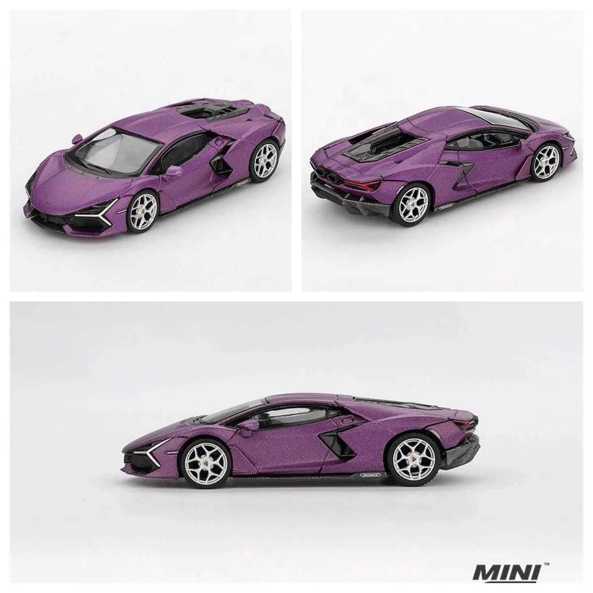 MINI GT #1121 Revuelto Viola 30th Matte LHD Model Car Diecast Alloy