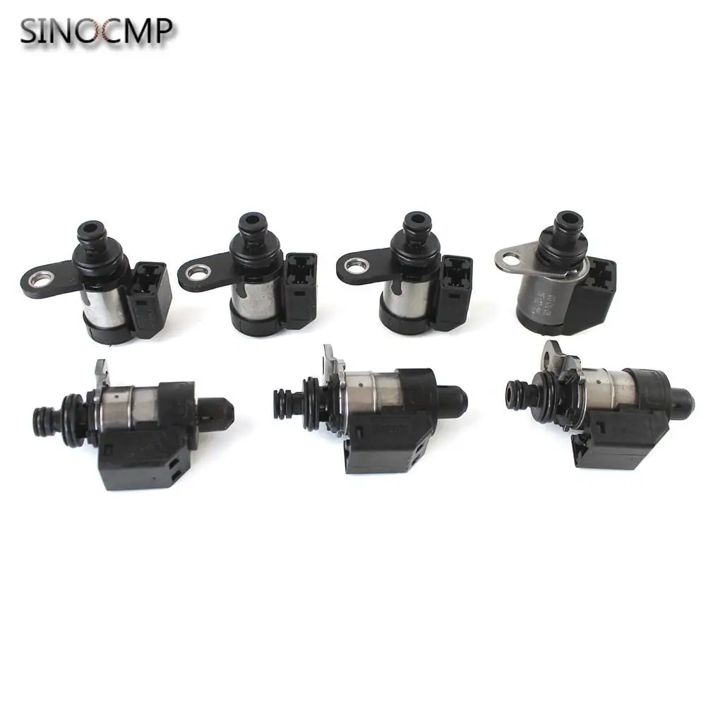 

RE5R05A 7pcs Transmission Solenoid Kit 63431A-U 31941-1FX02 319411FX02 Fit For 2004-2009 2010 Nissan Titan V8 5.6L Car Parts