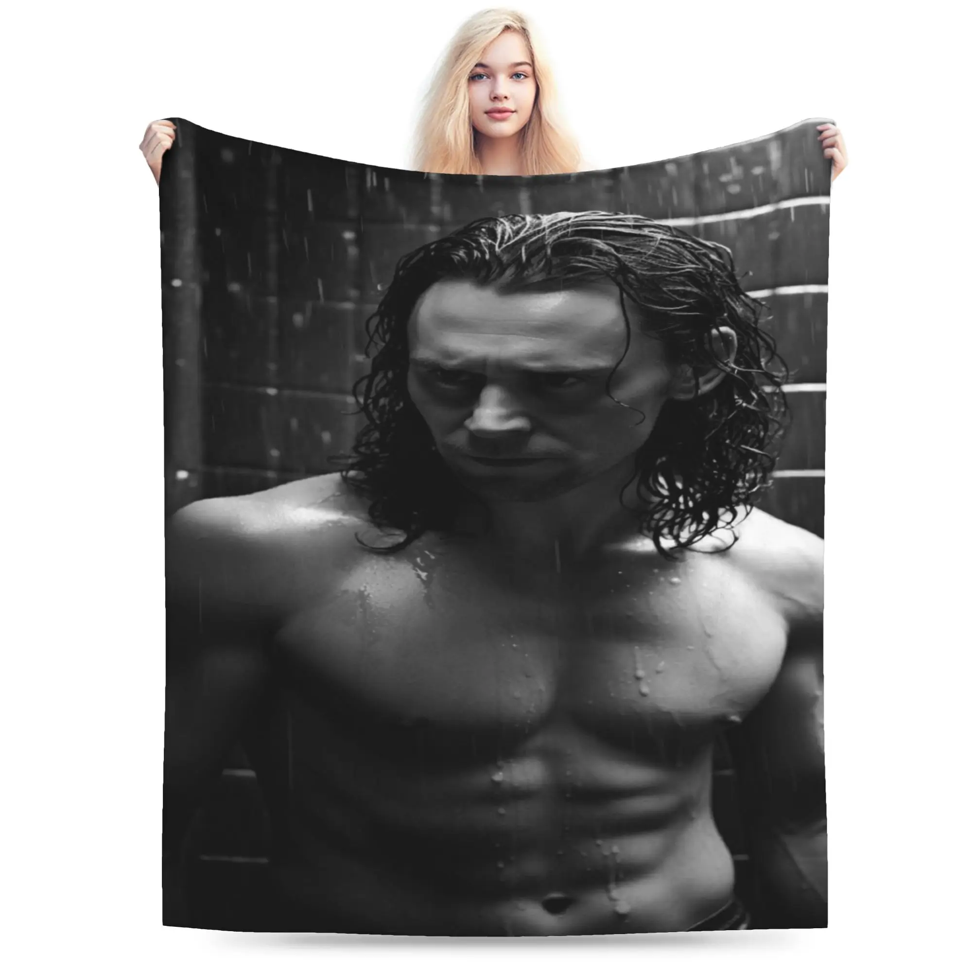 Tom Hiddleston  Merch Blanket Lightweight Thin Coral Fleece Plush  Throw Blankets Cozy Quilt