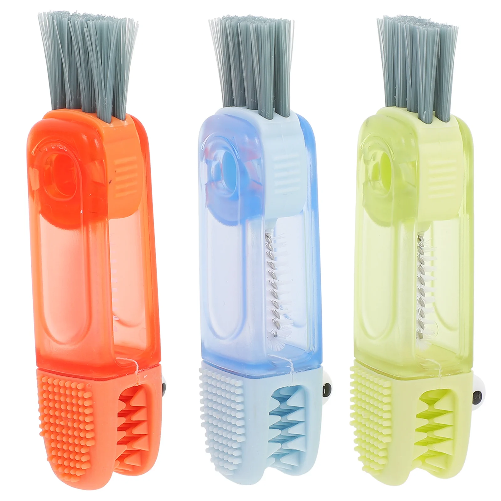 

3Pcs Daily Use Bottle Cleaner Brush Versatile Cup Brush for Deep Cleaning of Bottles and Cups No Deformation Easy Storage