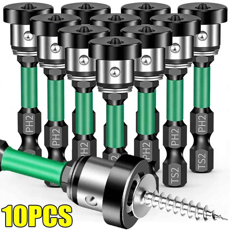 

Magnetic Drywall Screw Setter Bit Impact Driver Positioning Screwdriver Drill Bit Quick Change Locating Batch Head Drilling Tool