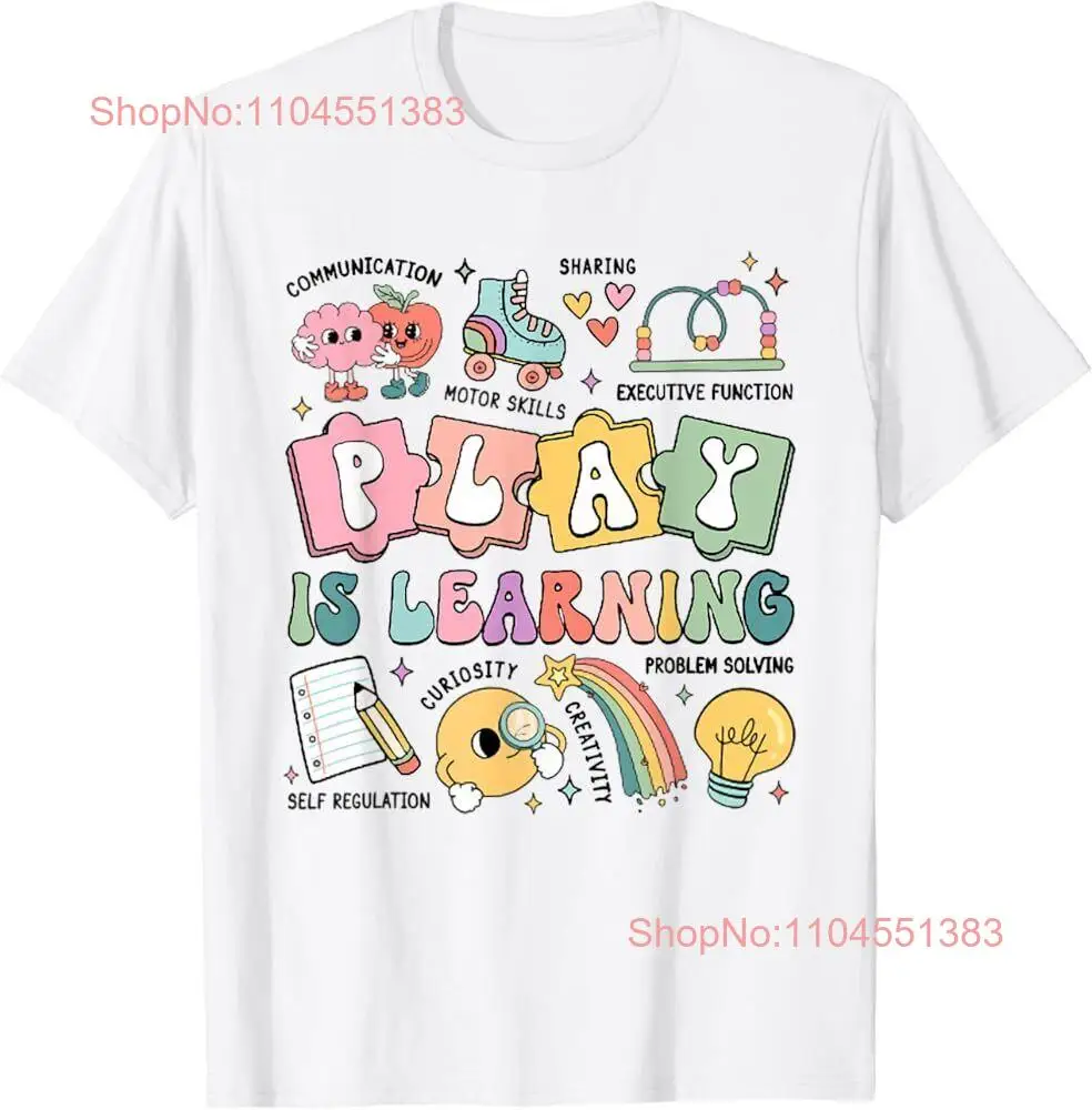 

Retro Play Is Learning Kindergarten Teacher Team Women T-Shirt