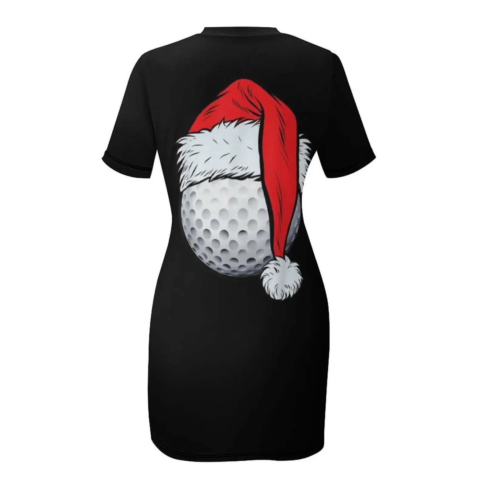 عيد الميلاد كرة جولف سانتا قبعة عيد الميلاد الغولف بنين الرجال تي شيرت رياضي فستان بأكمام قصيرة فستان للمرأة