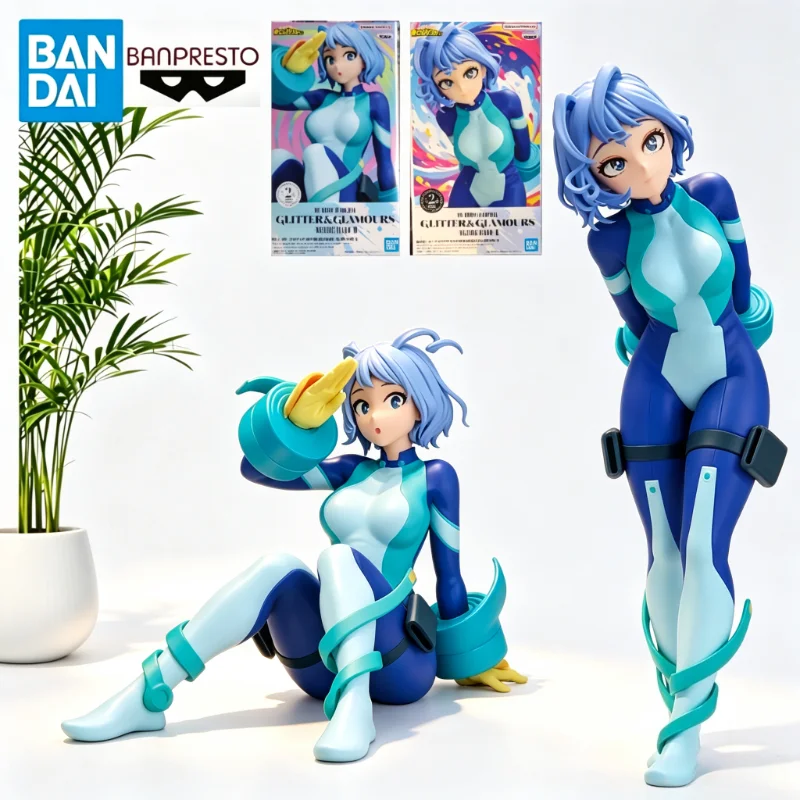 In Stock Original Bandai Banpresto My Hero Academia Glitter&glamours Nejire Hado 2 Anime Action Figures Model Collect Toy Gift