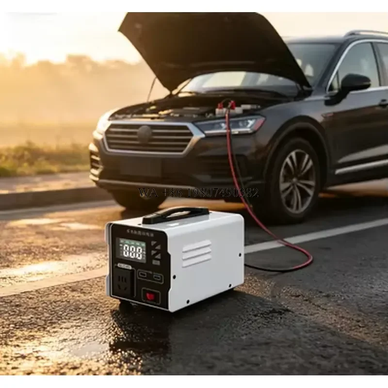 wmwmnu for EV Power Charging Station Fast Charger All in One Lithium Battery Power Station Jump Starter with Air Compressor view 3