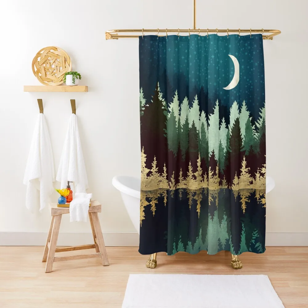 

Star Forest Reflection Shower Curtain Bathroom Accessories Toilet Accessories Bathroom Bathroom For Shower Curtain