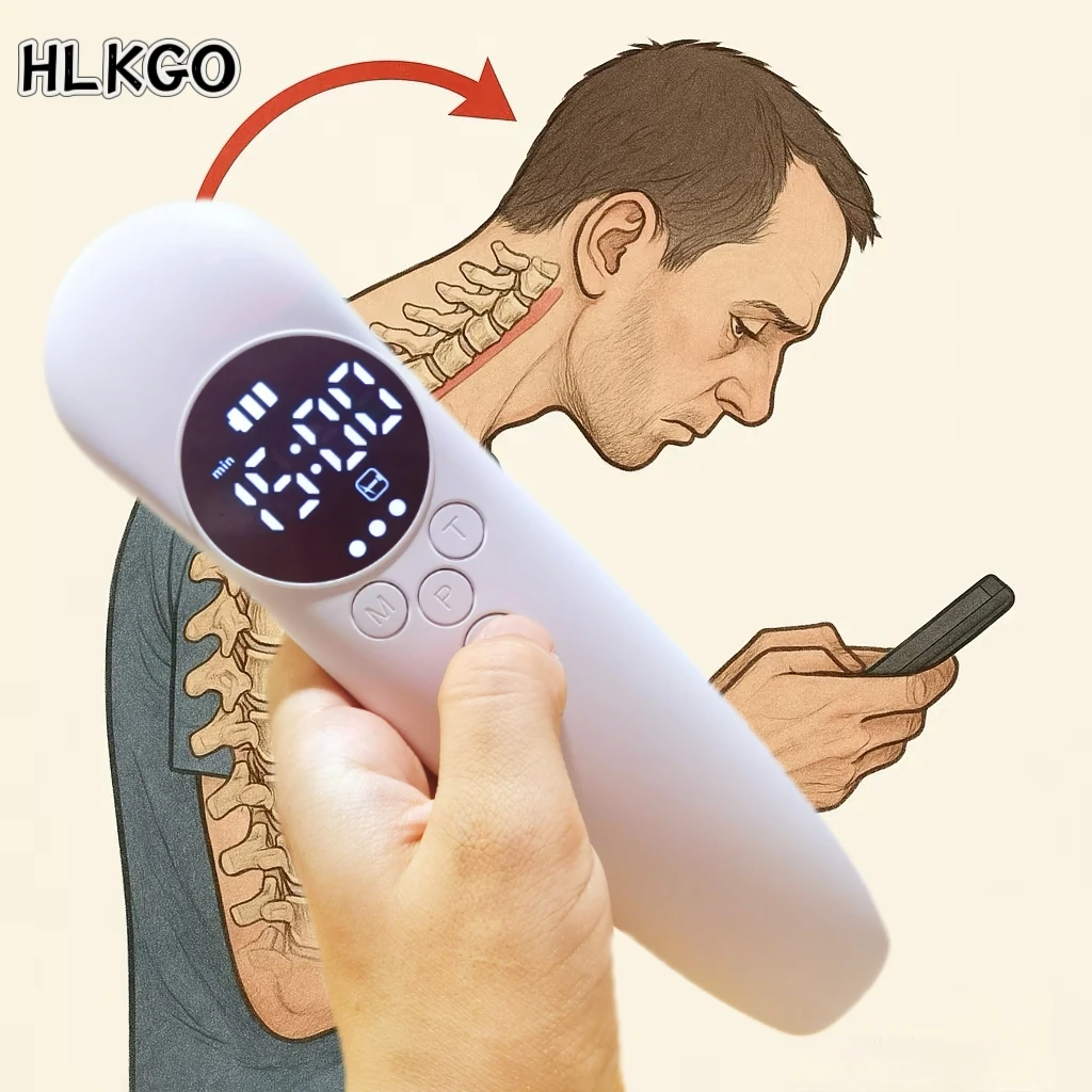 

650nm Laser Therapy Device, 17 Diodes, HLKGO Red Light for Chronic Pain, Neuropathy Relief, Wound Recovery, Portable Design
