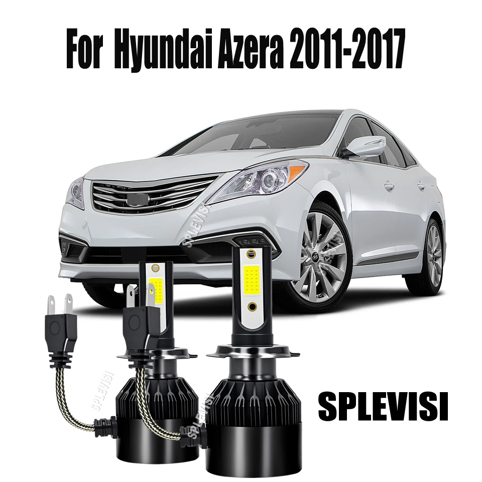 

4Pc 477 499 LED White Headlight Lights - Superior Longevity & Performance For Hyundai Azera 2011 2012 2013 2014 2015 2016 2017