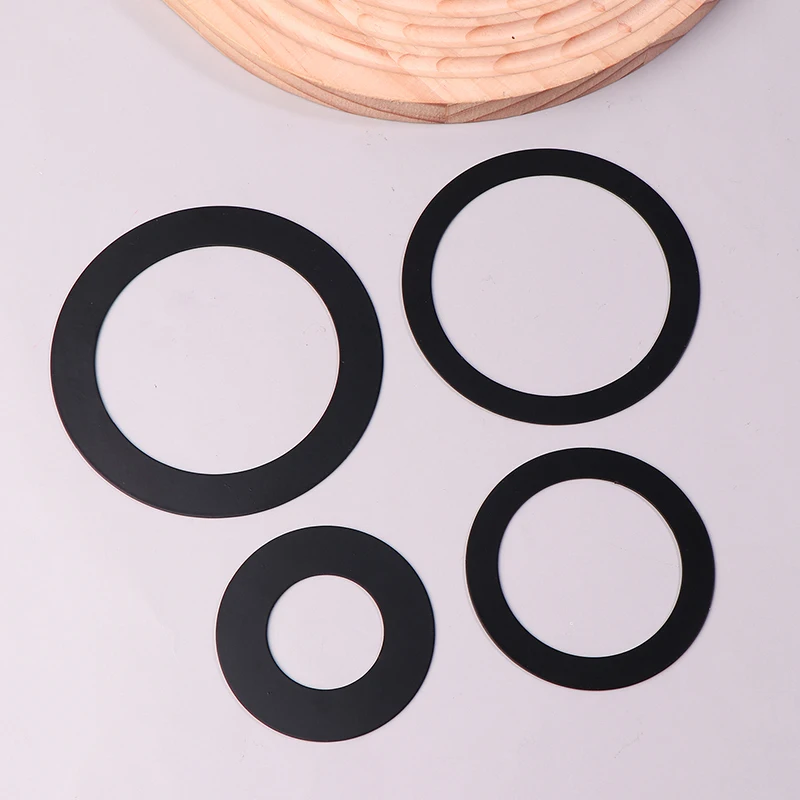 Black LED Spotlight Downlight O Rings Lampshade Ring Adapter Concealed Spacers Shims Washers Light Stand Extension Gaskets