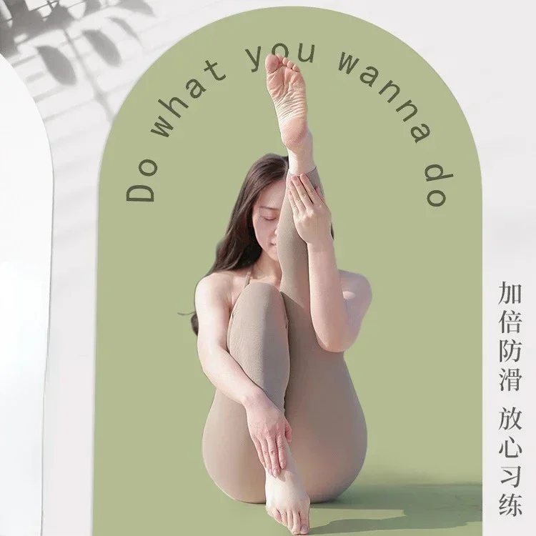 

181 * 66 * 0.5Cm Semicircular PU Rubber Non-slip Shock Absorber Silent Mat Yoga Mat Sports Fitness Mat Special for Yoga Studio