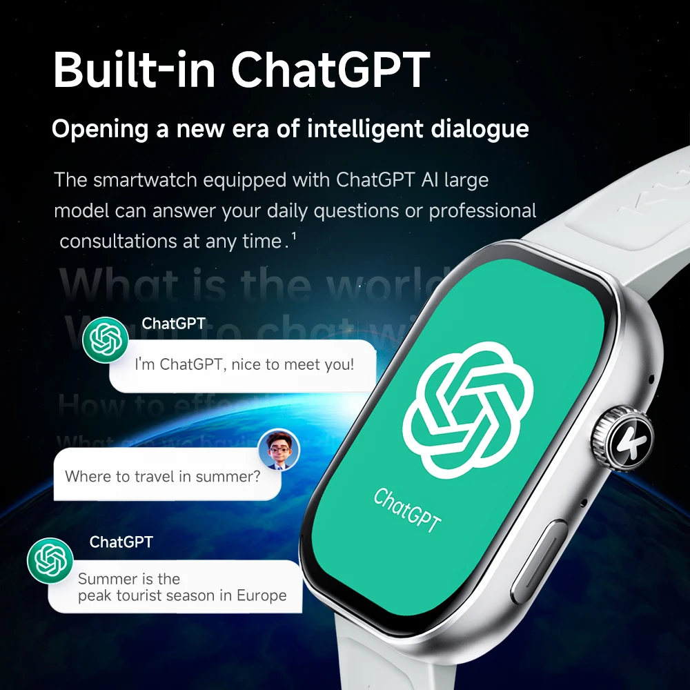 Original KUMI KU7 Meta & Plus Smart Watch image 6