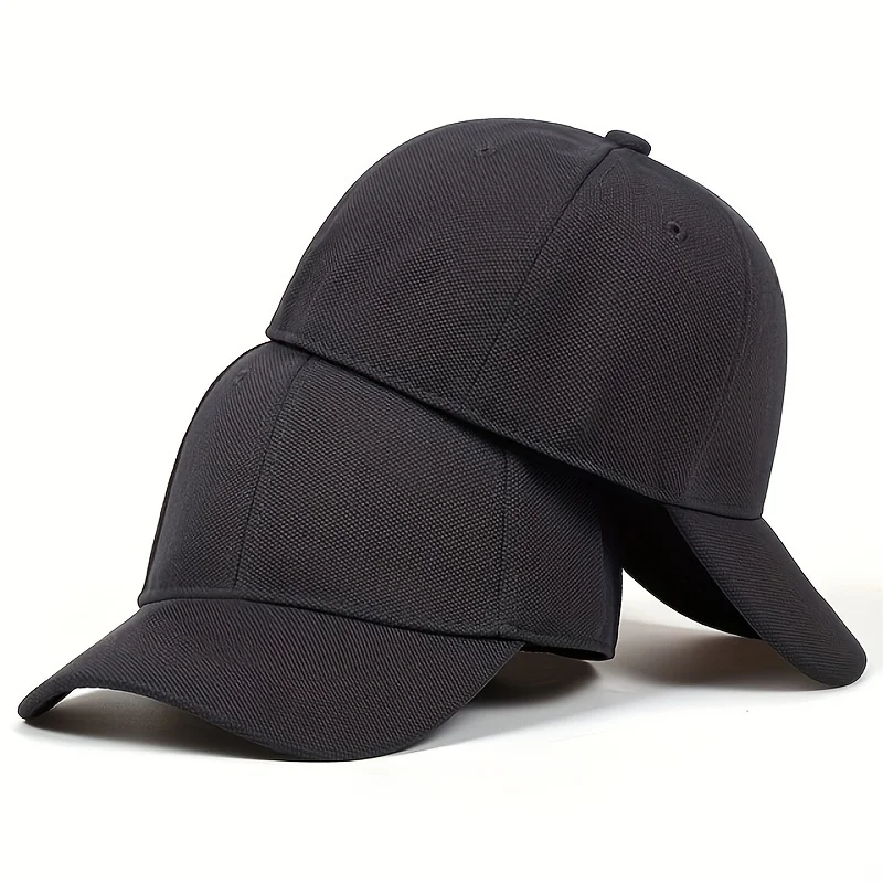 Herren Baseballkappe mit Rückverschluss Hip-Hop-Kappen Frühling Sommer Sonnenhüte Damen Snapback-Hüte Leichte Einfarbige Baseballkappen – Detail 7