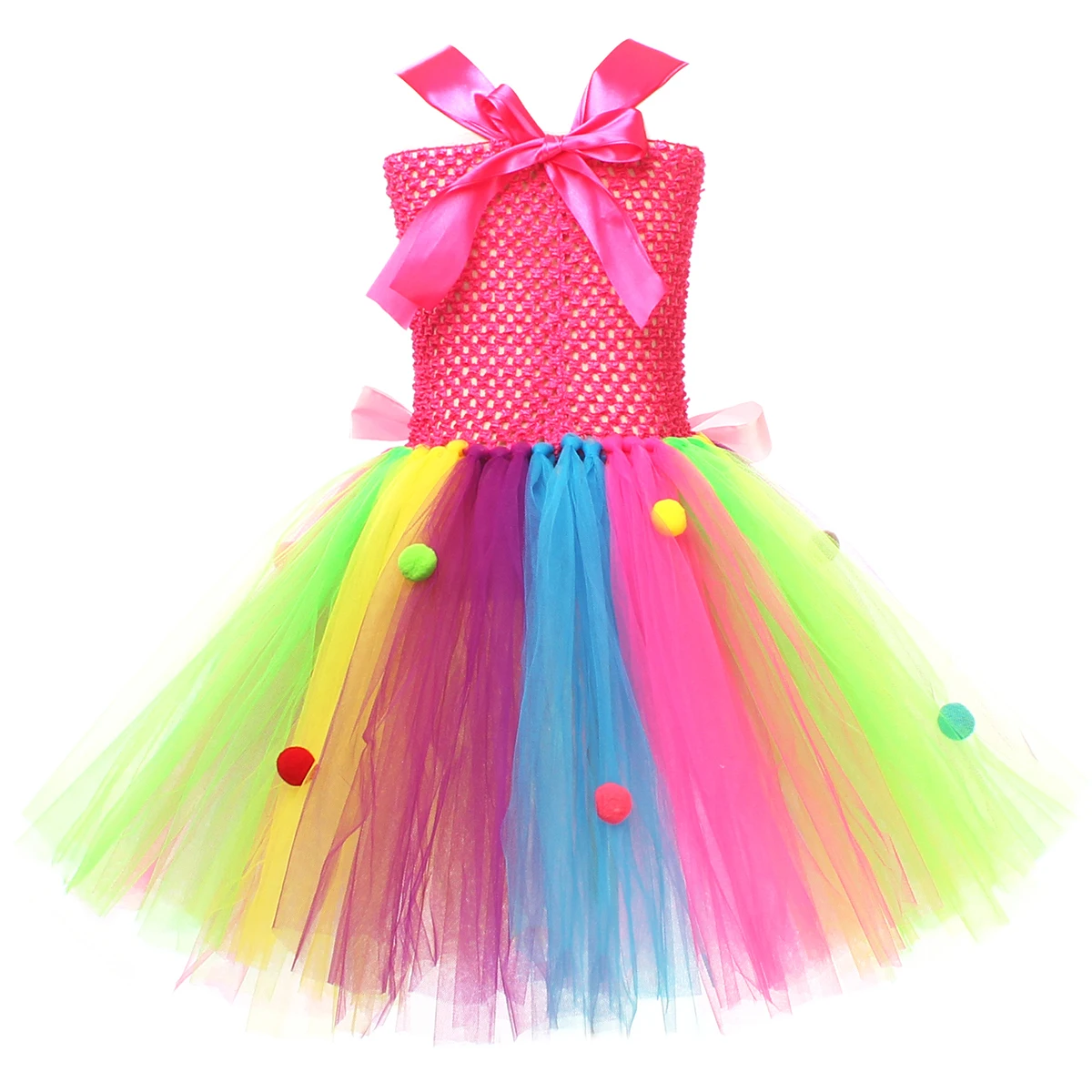 Girls Purim Carnival Candy Lollipop Costume Cupcake Girls Birthday Party Tutu Princess Dress Sweet Candyland Rainbow Ball Gowns image 6
