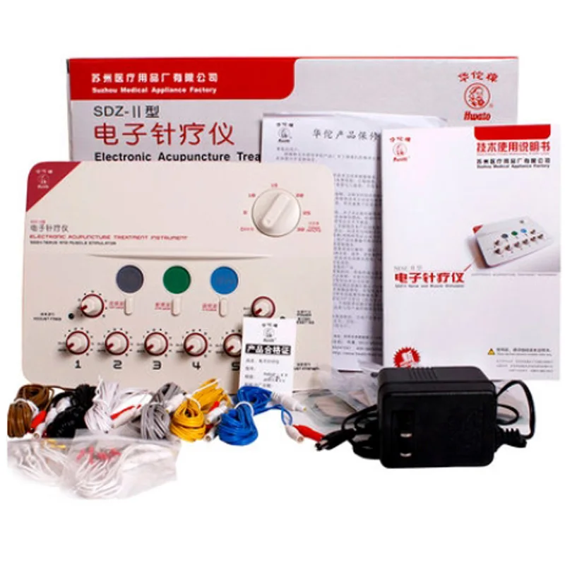 

6 Output Channel 110-220V TENS Massager Health Multi-functional body relax acupuncture stimulation foot agujas acupuntura