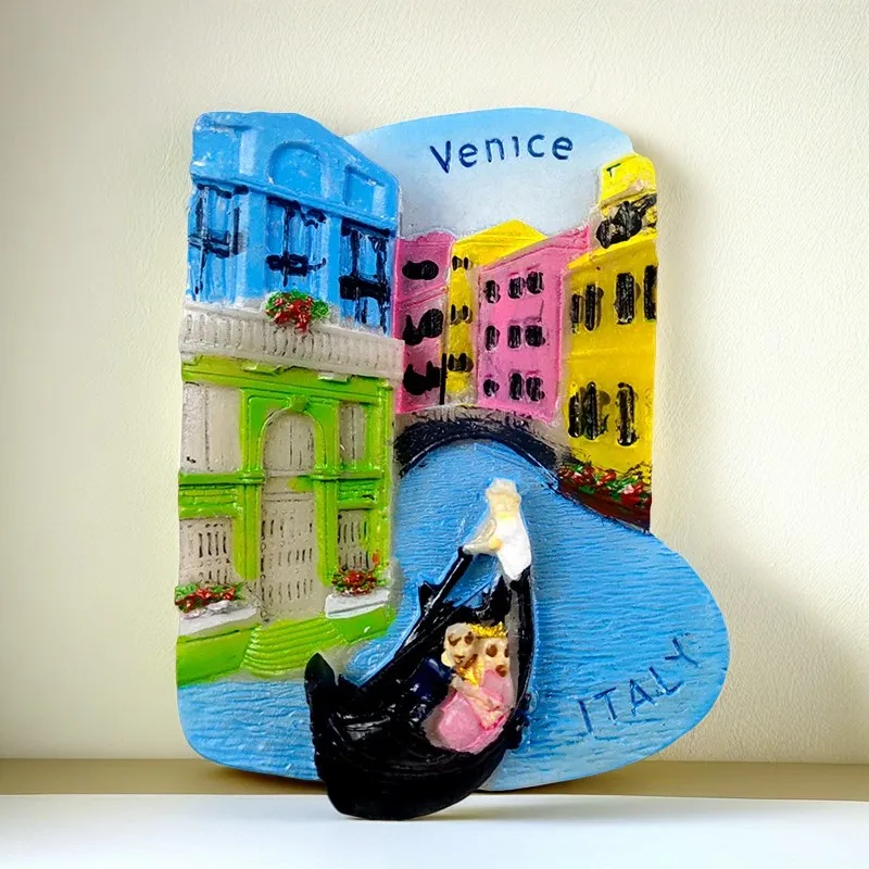 European Venice City fridge magnets Refrigerator Sticker Italian Refrigerator Sticker Tourist Souvenir Manufacturer Creative 3D