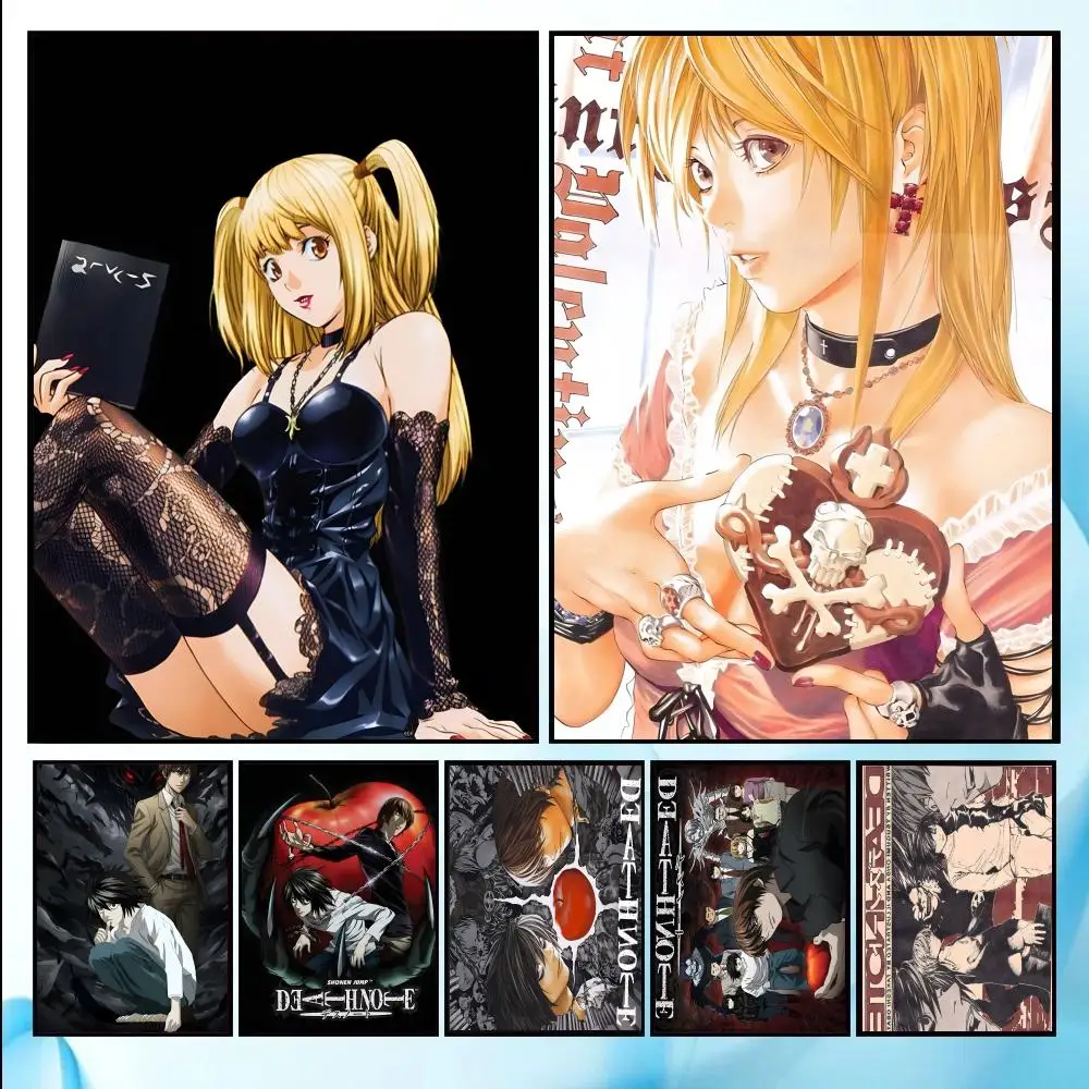 Poster, Schlafzimmer, Heimdekoration, Kunstposter, perfektes Geschenk für Familie und Freunde, D-Death Note