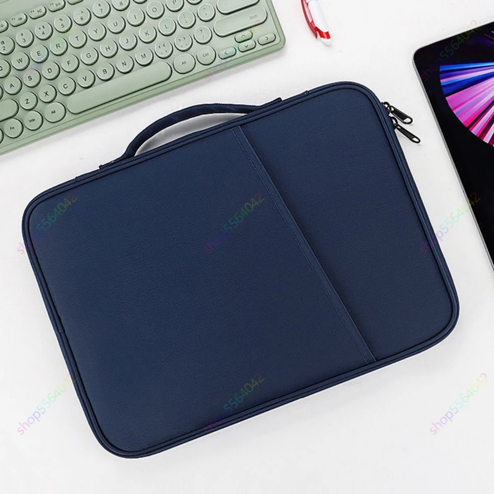 Laptop Sleeve Bag Compatible with Surface Pro 9/8/X 13 inch Pro 7 Plus/7/6 MacBook Air/Pro13 Polyester Vertical Case with Pocket