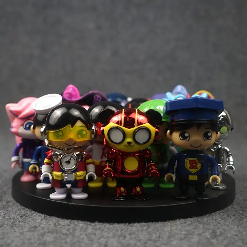 سلع عشوائية دمى شخصيات ريان العالمية المختلفة، نماذج، شخصيات الحركة المفصلية، ألعاب الأطفال هدايا عيد الميلاد