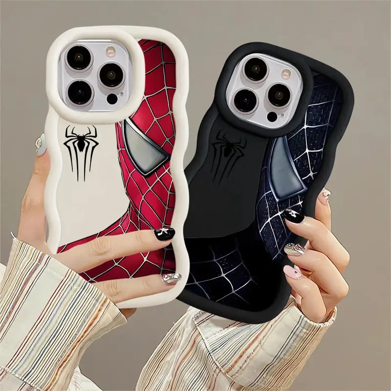 Marvel Sipider Man Phone Case for Apple iPhone 16 Plus 16 ProMax 16 Pro Soft Funda Cover