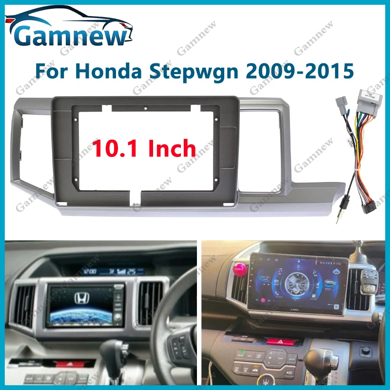 

10.1 Inch Car Frame Fascia Adapter For Honda Stepwgn Stepwagon 2009-2015 Android Radio Dash Fitting Panel Kit