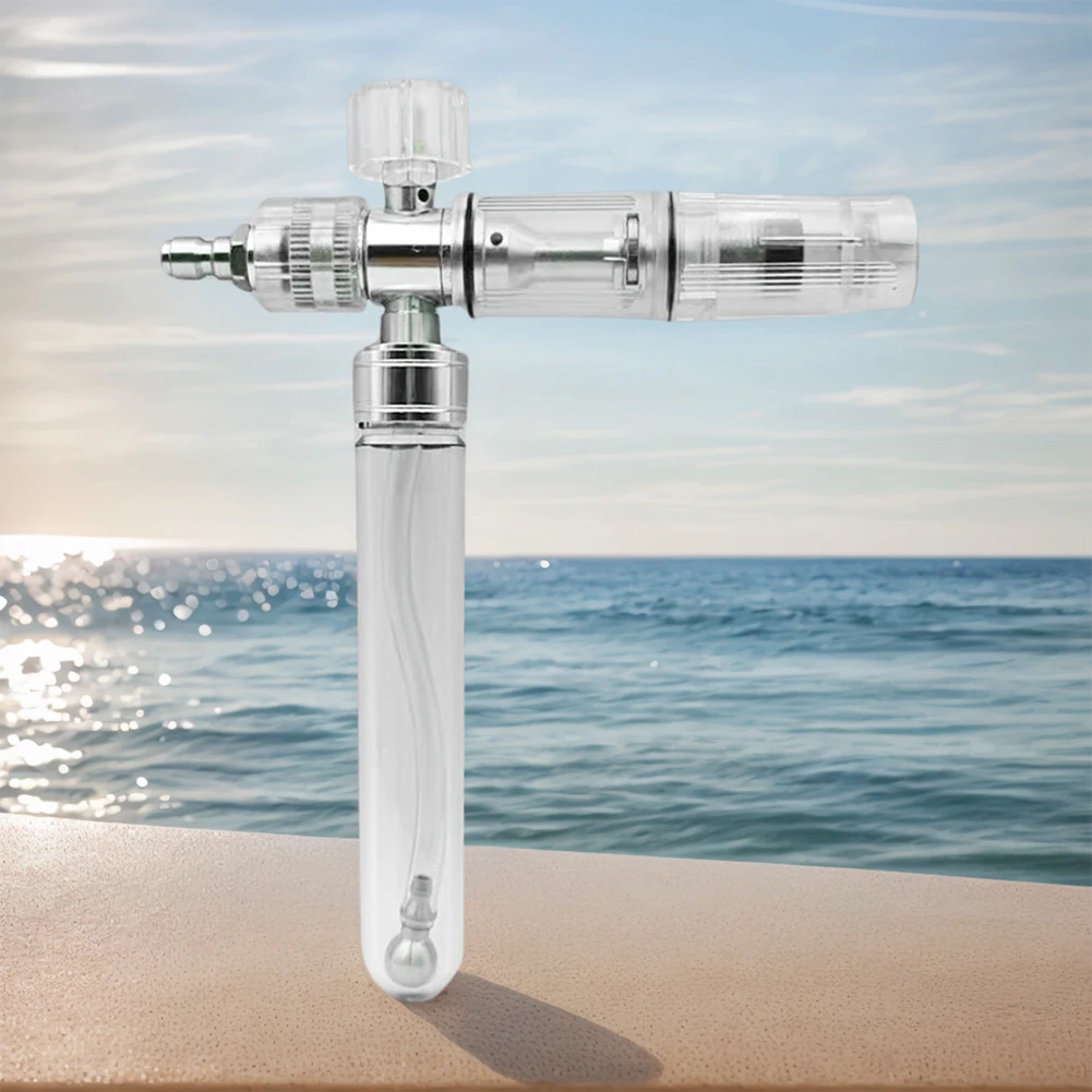 35 مللي وعاء رغوة المياه مع 1/4 بوصة موصل سريع الصابون رغوة رذاذ زجاجة قابل للتعديل غسيل السيارات رغوة البخاخ لتنظيف سيارات الدفع الرباعي