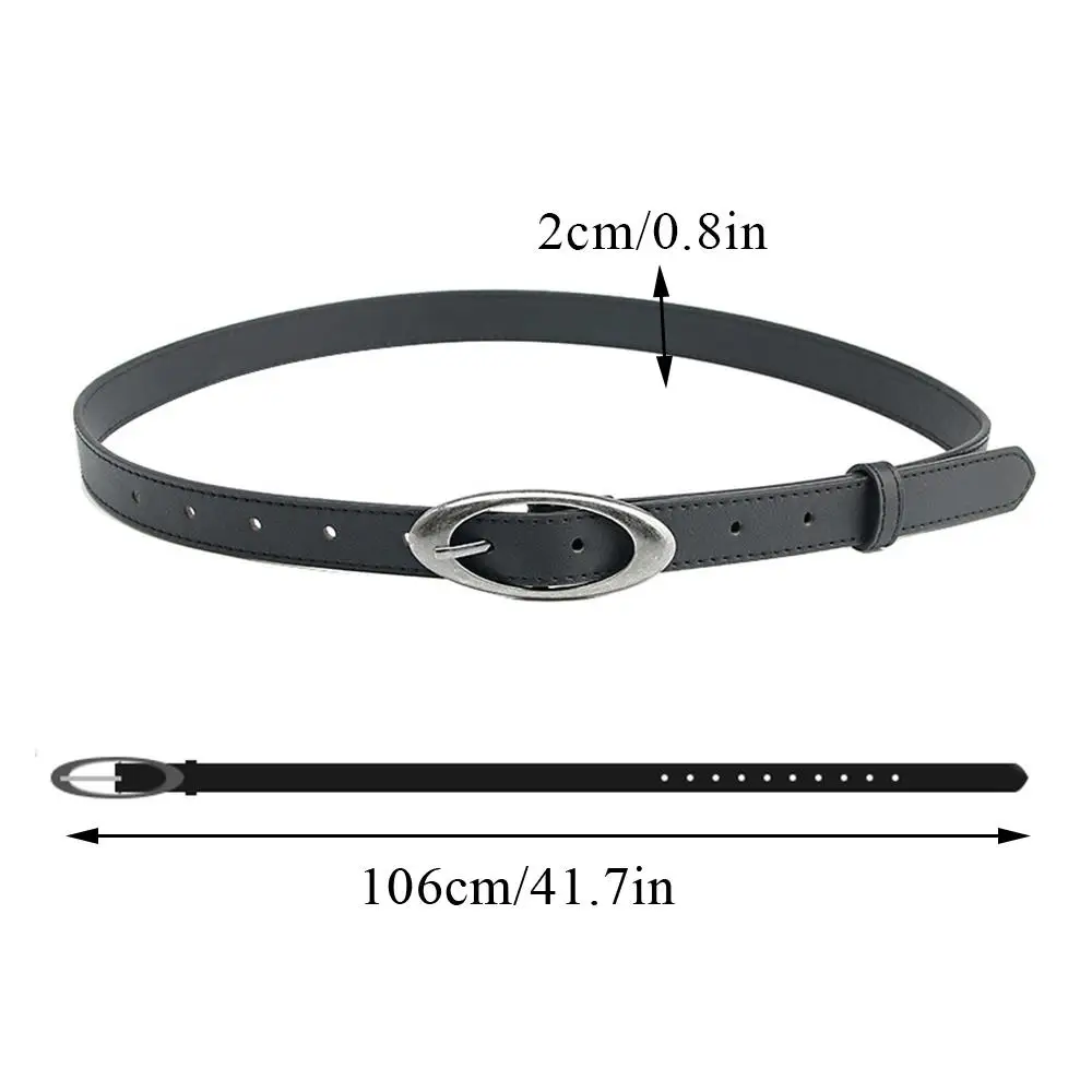 Ceinture naren cuir PU pour femme, ceinture réglable, ceinture en cuir PU, ceinture de surintendant, ceinture pour jean, ceinture pour femme, mode, environnemental, Y2K