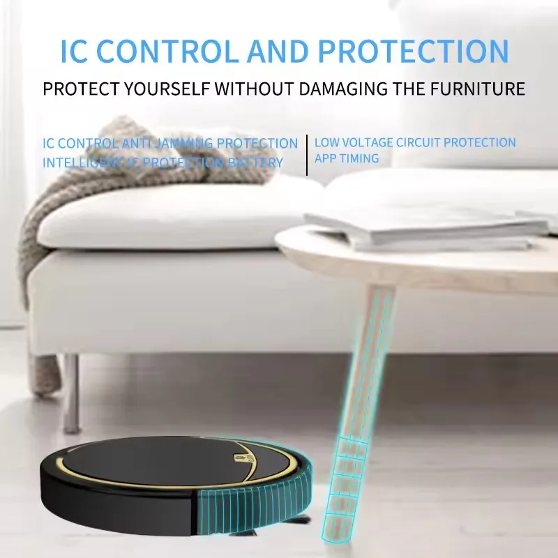 New Wireless Smart Robot Vacuum Cleaner Multifunctional Super Quiet Vacuuming Mopping Humidifying For Home Use Home Appliance