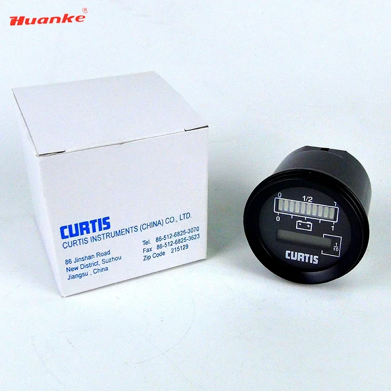 

CURTIS Battery Meter 24v 48v Multiple Voltage Option battery charge indicator