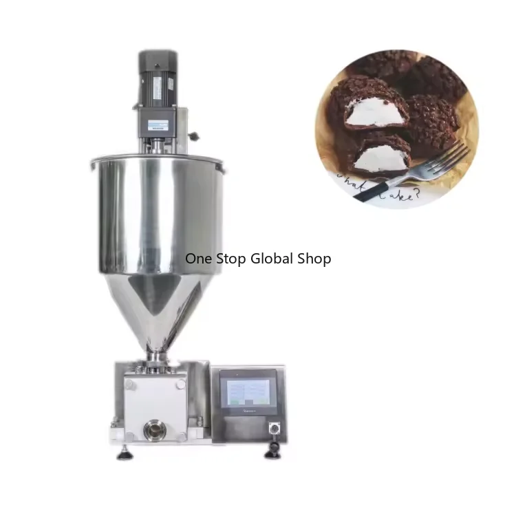 Small Touch Screen Automatic Bread Donut Cake Batter Ice Cream Depositor Icing Filling Cupcake Making Machine
