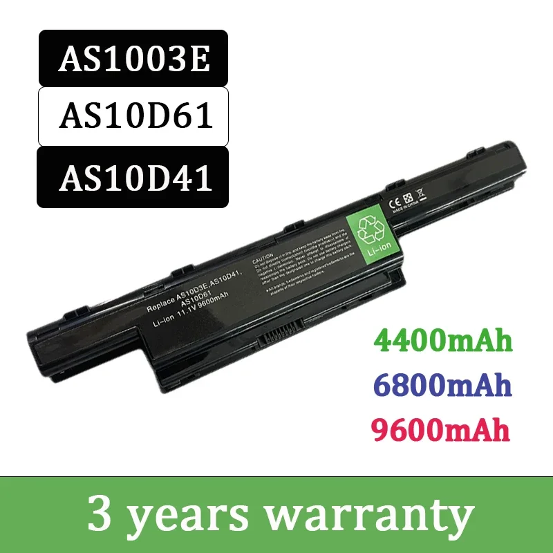 

Battery for Acer Aspire AS10D31 AS10D81 V3-571G V3-771g AS10D51 AS10D61 AS10D71 AS10D75 5741 5742 5750 5551G 5560G 5741G 5750G