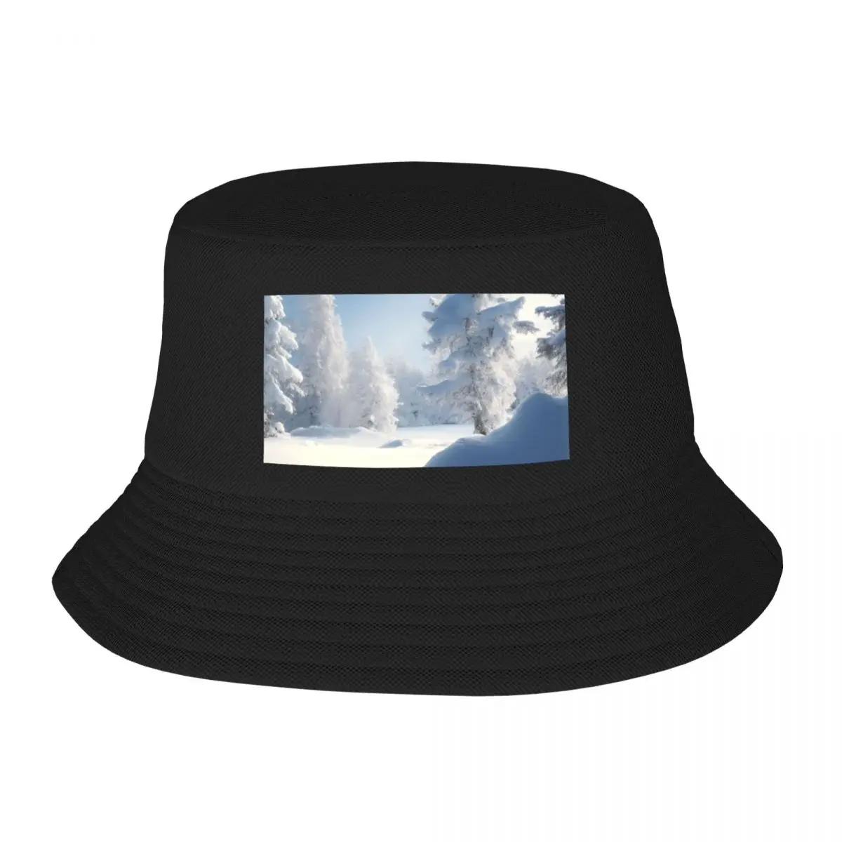 

WINTER SUNRISE Bucket Hat Luxury Man Hat New In The Hat Hood Hats Woman Men's