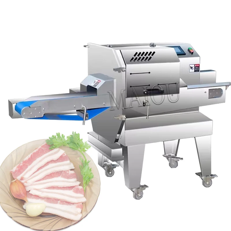 Commercial 1500W cooked food slicing machine  Beef and mutton pork slicer