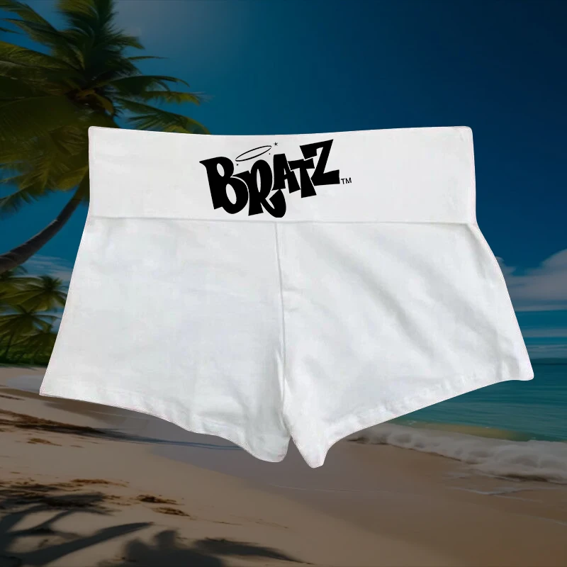 

Y2k Shorts Pink Letter Print American Harajuku Aesthetic Summer Shorts Vintage Punk Hip Hop Graphic Streetwear EGirl Sexy Pants