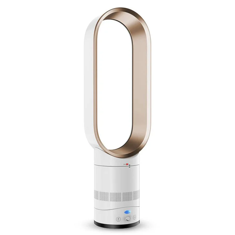 

ZK40 16 inches Electric Bladeless Fan Ultra Quiet Air Purification Remote Control Ellipse Bladeless Floor Fan for Home Domitory