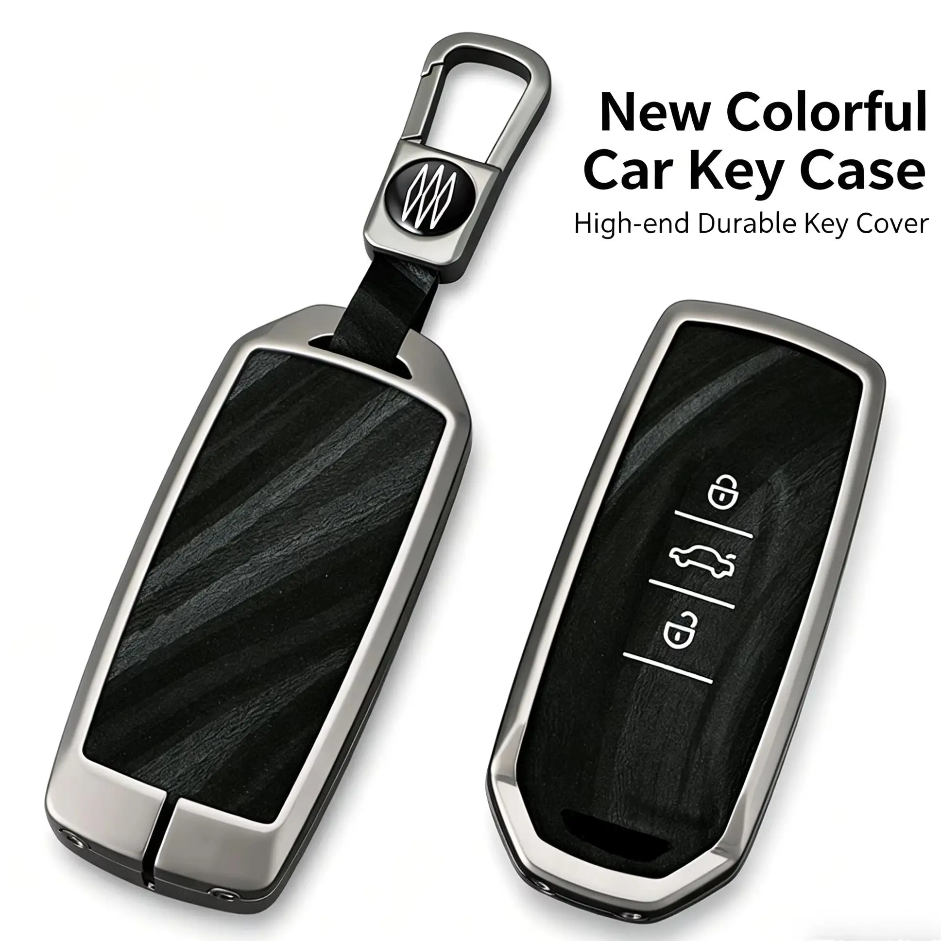 

Car Interior Key Accessories, Suitable for Volkswagen Touareg Phideon New Rui Shang Smart Key Cover Protective Shell Case Buckle