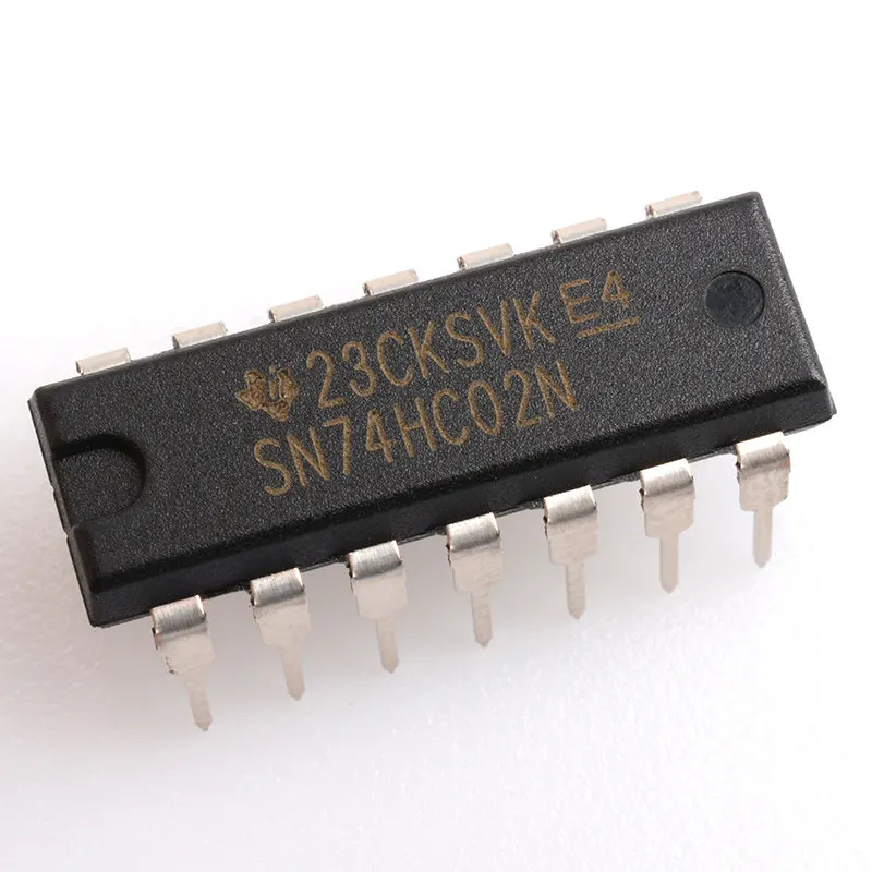 Original genuine, direct plug SN74HC02N chip 2 input terminal four NOR gate DIP-14
