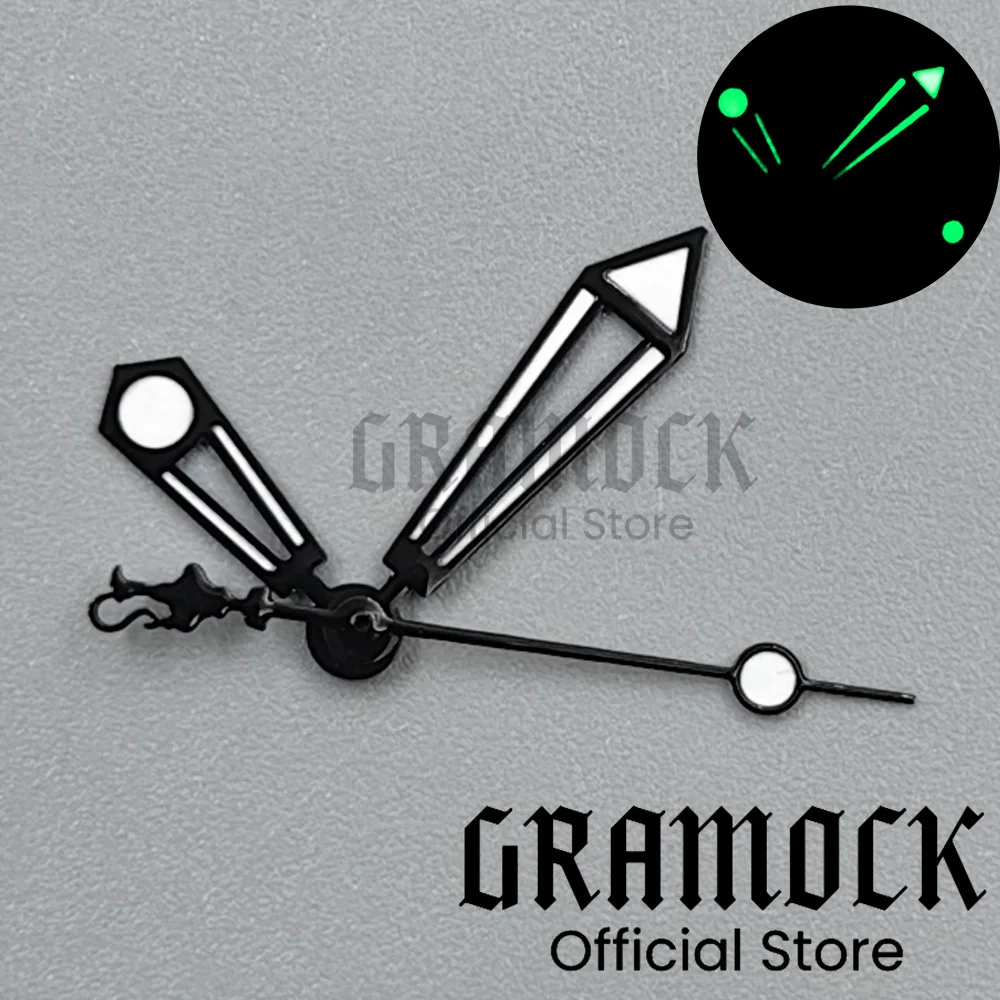 GRAMOCK NH35 كوبا كأس شكل ساعة ساعة يد مؤشرات أزرق أسود أحمر فضي أطقم ساعات لحركة NH36/4R/7S ETA2824 PT5000 #3
