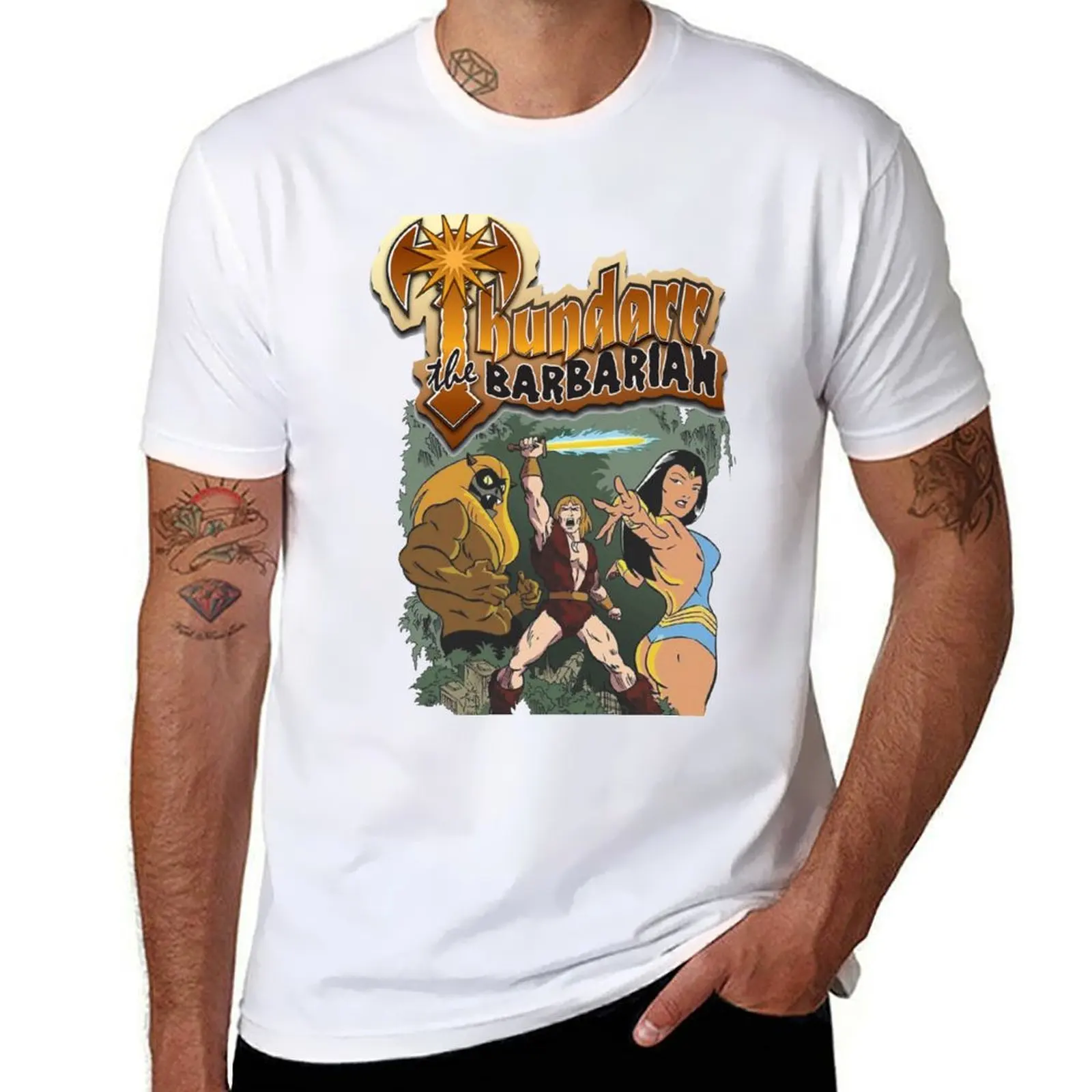 

Thundarr the barbarian T-Shirt man t shirt summer t shirt man cotton T-Shirt