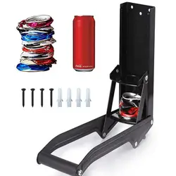 Reusable Iron Metal Crusher Manual Soda Beer Pull Can Crusher Daily Use