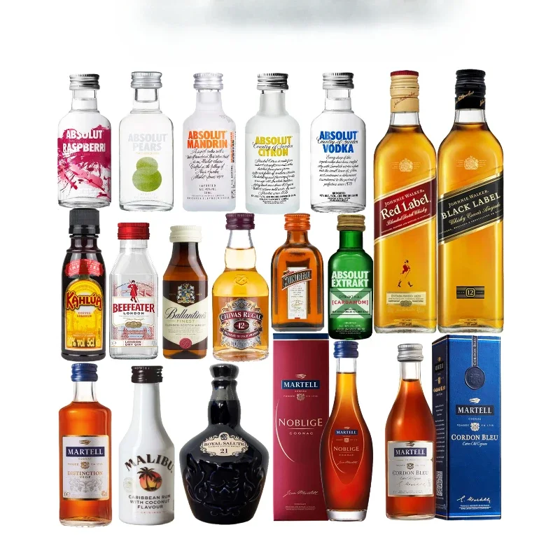 

Convenience store wine mixing wine version vodka whiskey mini 50ml wine bottle cake ornament baking