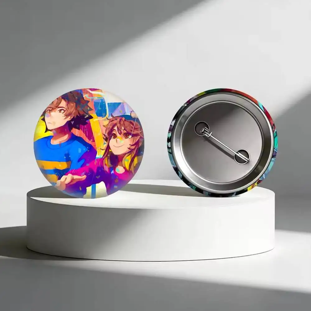 Anime Until T-Then Cathy  25 32 44 58 75mm Badges Personalized Round Brooches Pins Accessory Gift