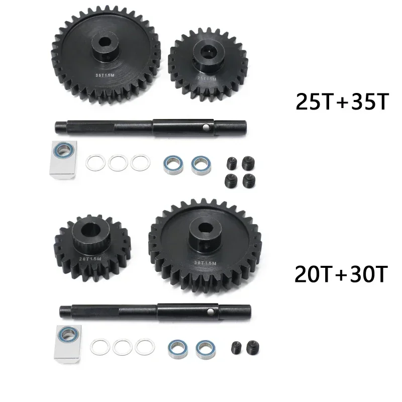 

Подходит для Trxs 1/5 X-MAXX XRT 20T + 30T и 25T + 35T, большие зубы + комплект зубов двигателя