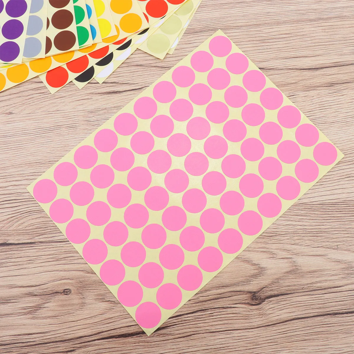 16Pcs Self Adhesive Round Sticker For Home Organization Party Planners Colorful Label Gift Tags Birthday Wedding