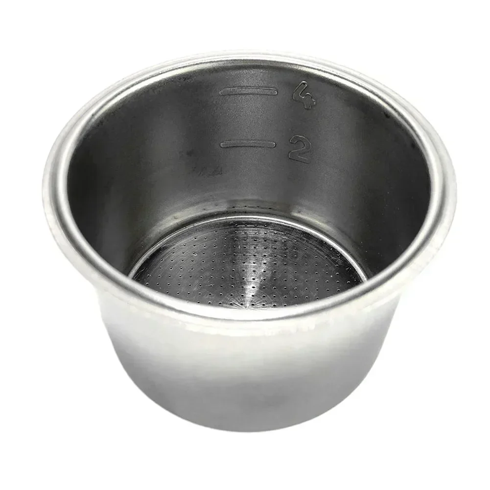 1 2 4Cups Coffee Filter Cup 51mm Non Pressurized For Delonghi EC5/EC7/EC9/EC680 Coffee Filter Basket Coffeeware Coffee Tool