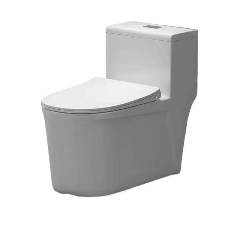 Household toilet siphon toilet, water-saving and deodorant, large-diameter and high-impact toilet